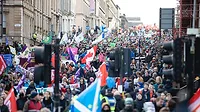Demonstrators from around the globe filled Glasgow’s streets during COP26.