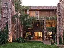 Elongated Garden House.
