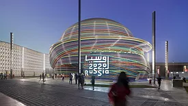 The Russian Pavilion at the Dubai Expo.