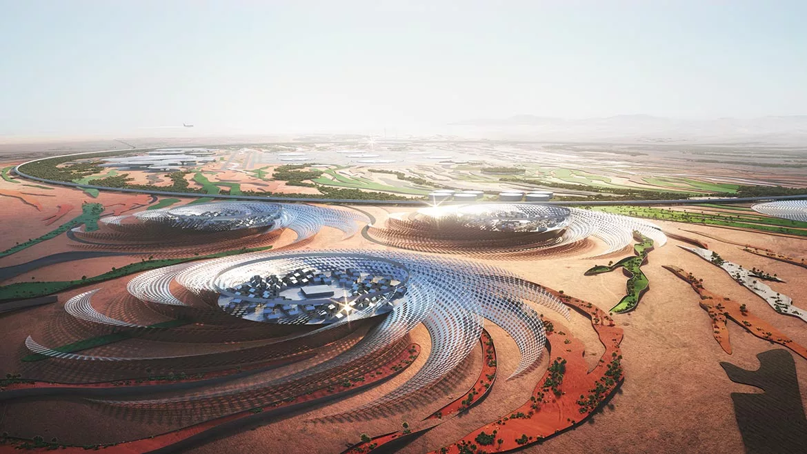 Middle East Airport.