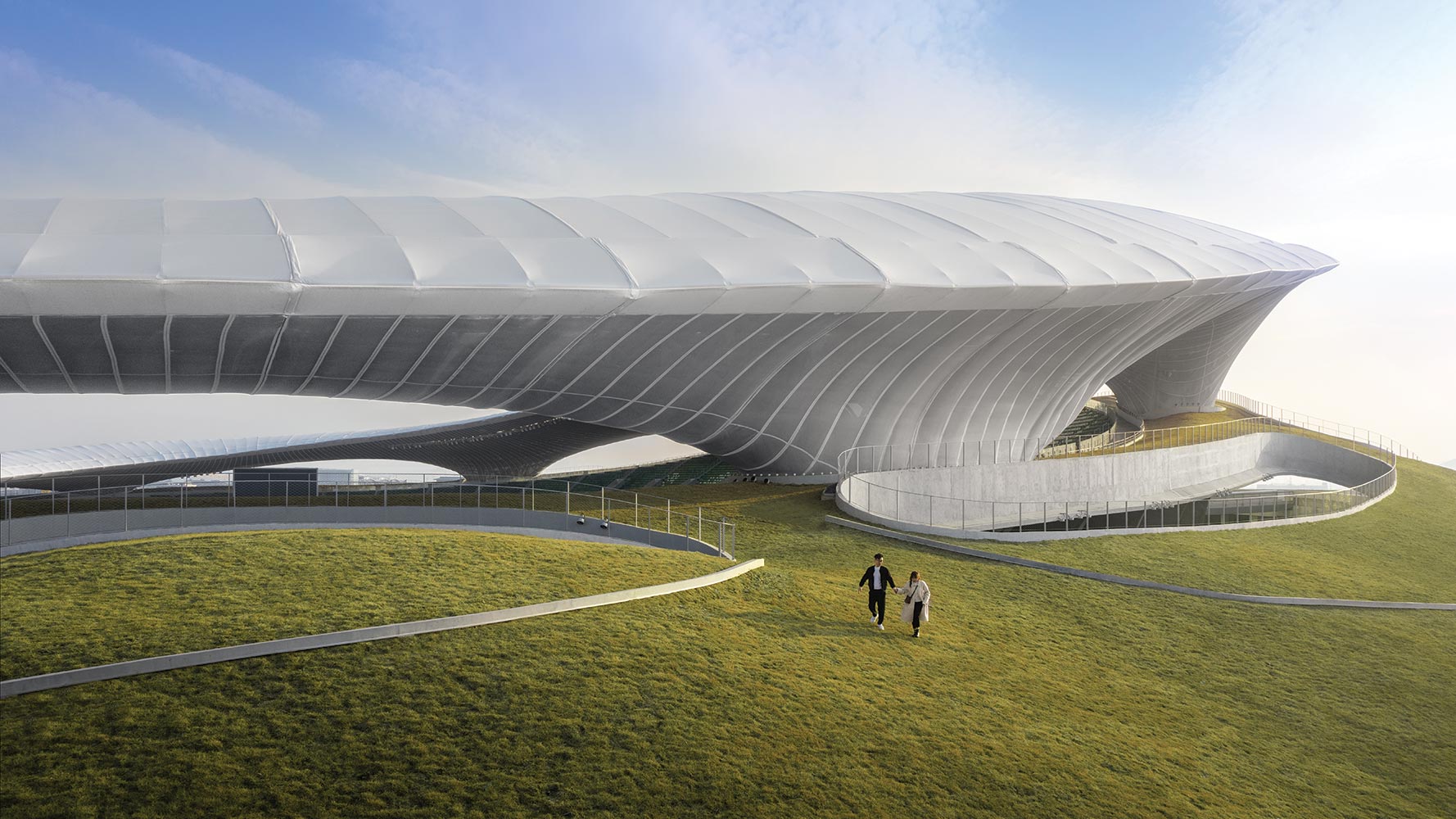 Quzhou Stadium by MAD Architects.