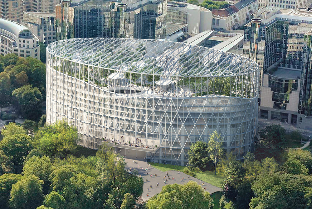 European Parliament Building.