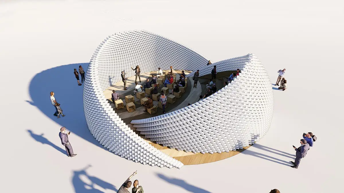 SOM Pavilion for Glasgow 2021 United Nations Climate Conference.