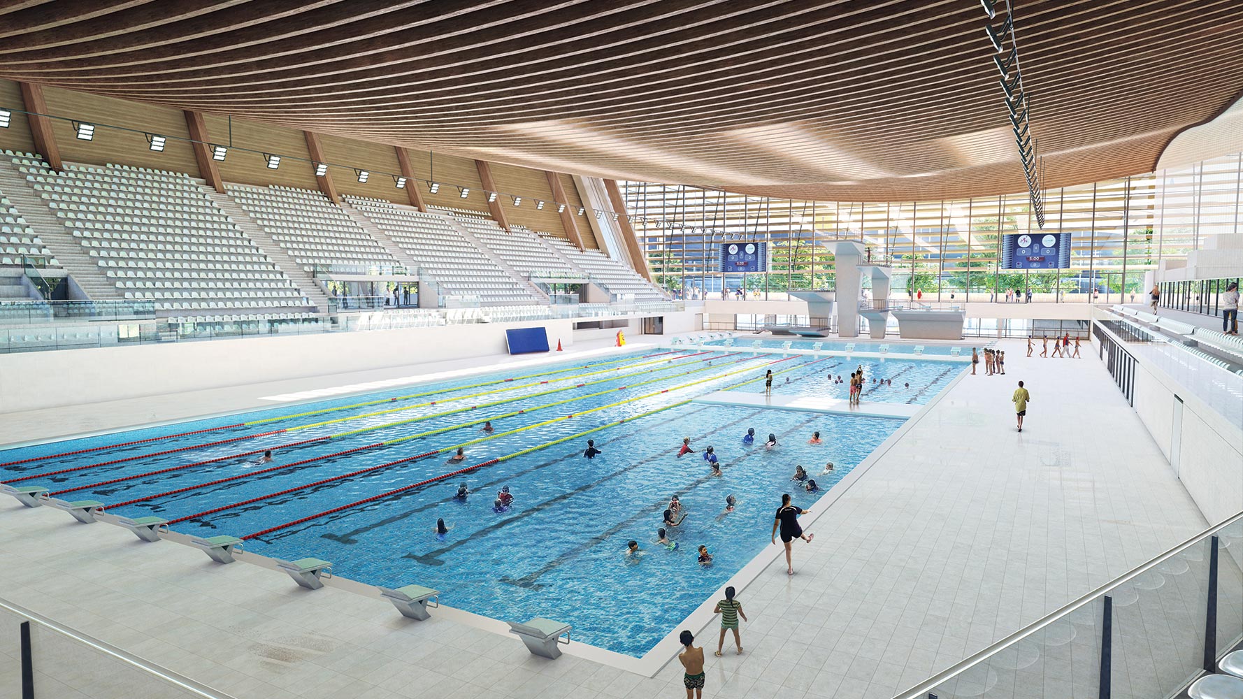 Aquatics Complex for 2024 Olympics