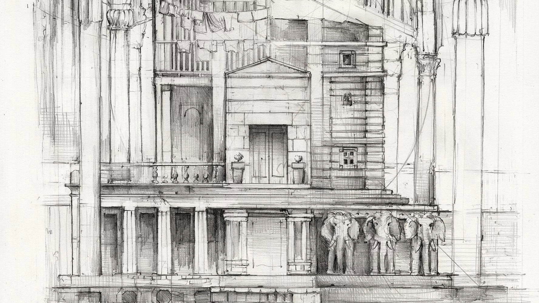 Classical Architecture Sketch