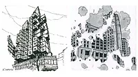Kyoko Iwasaka and Razan Hadidi's Cocktain Napkin Sketches