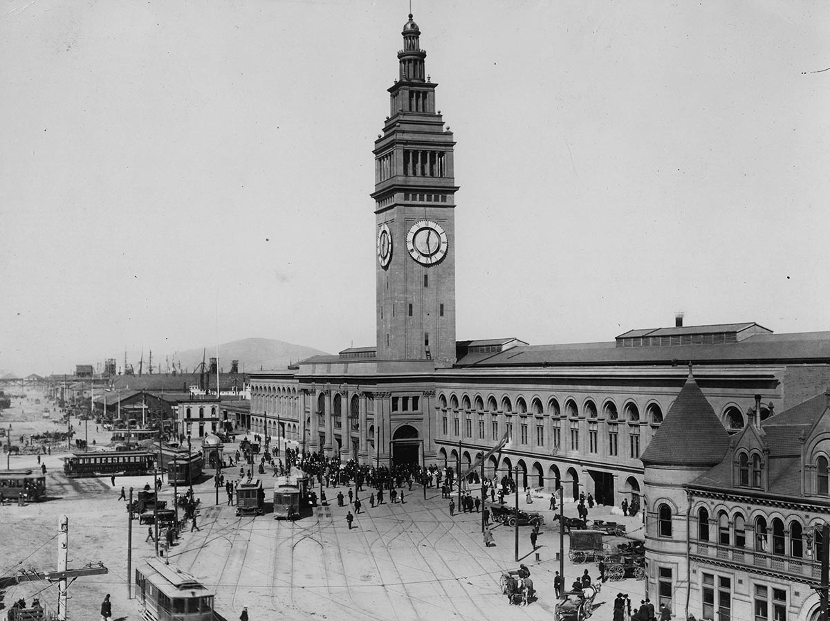 The Union Depot and Ferry Building.