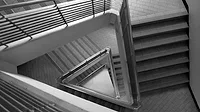 Stairs-BW-edited.jpg Pattern of triangle stair in black and white tone