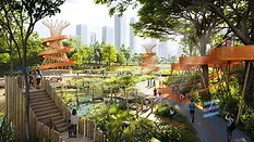 Chengdu Tianfu Central Park Adventure Play Forest Proposal