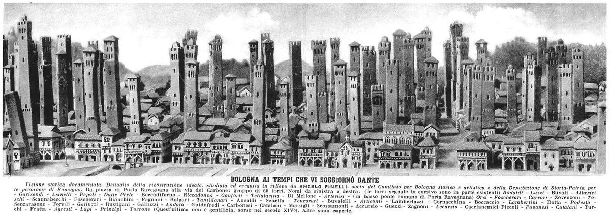 Bologna Historic Skyline.