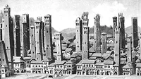 Bologna Historic Skyline