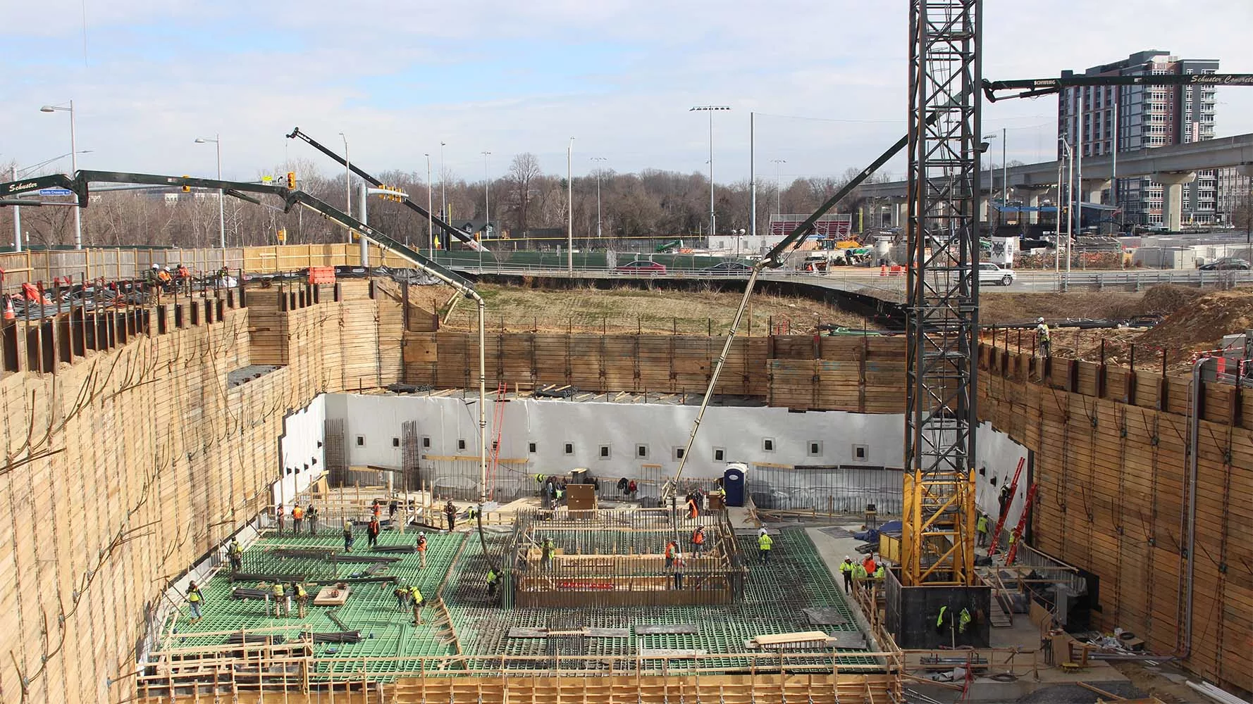 Foundation Construction Site