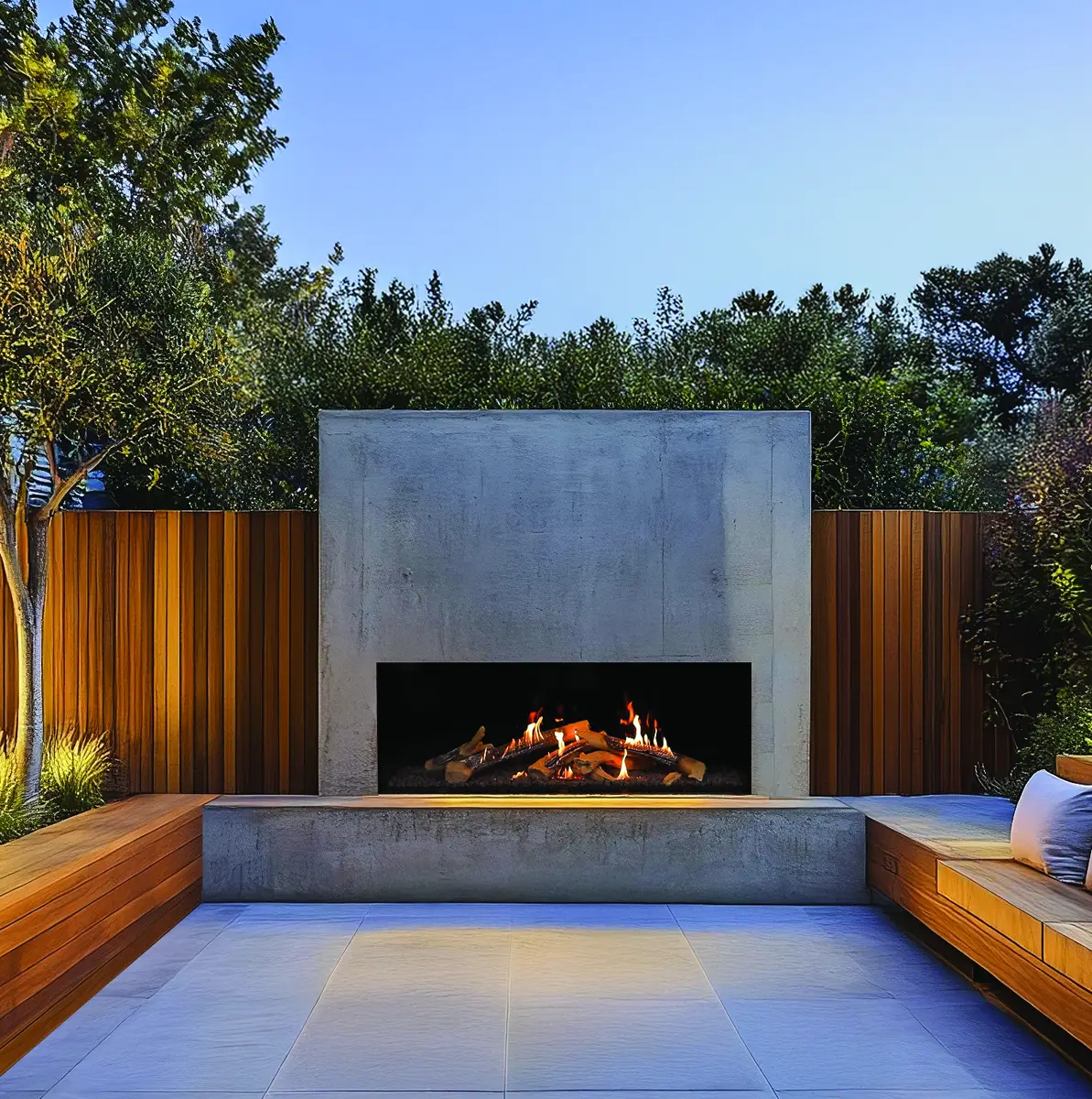 Ortal Outdoor Fireplace Collection