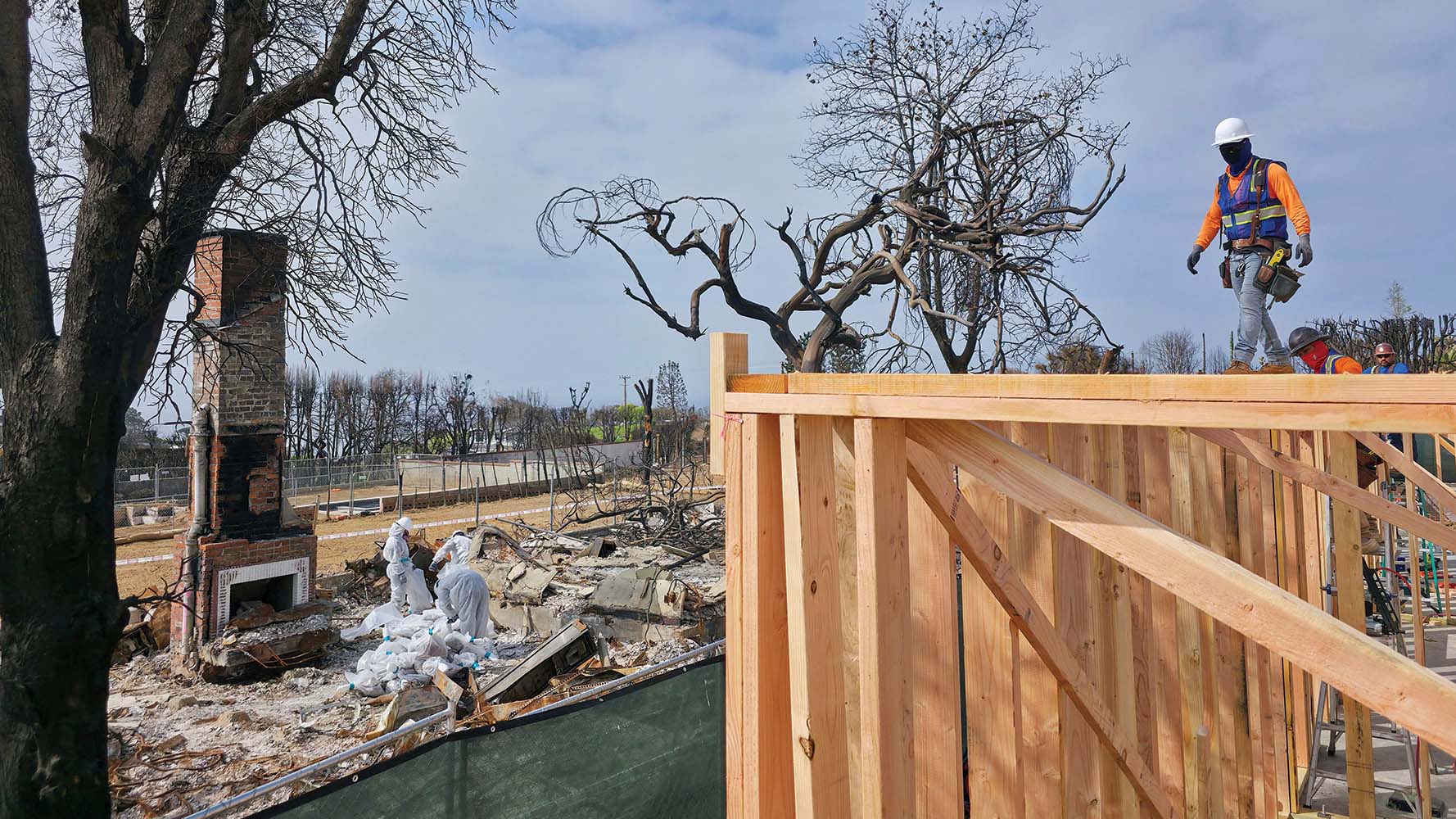 Palisades Fire Construction