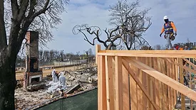 Palisades Fire Construction