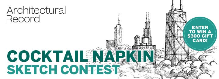 Architectural Record Cocktail Napkin Sketch Contest