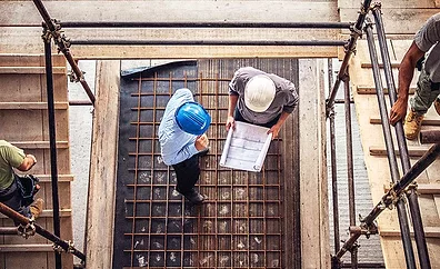 Contractors on Construction Site