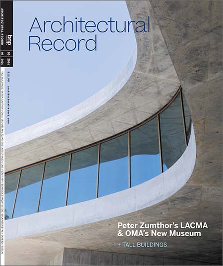 Architectural Record - May 2026 Cover
