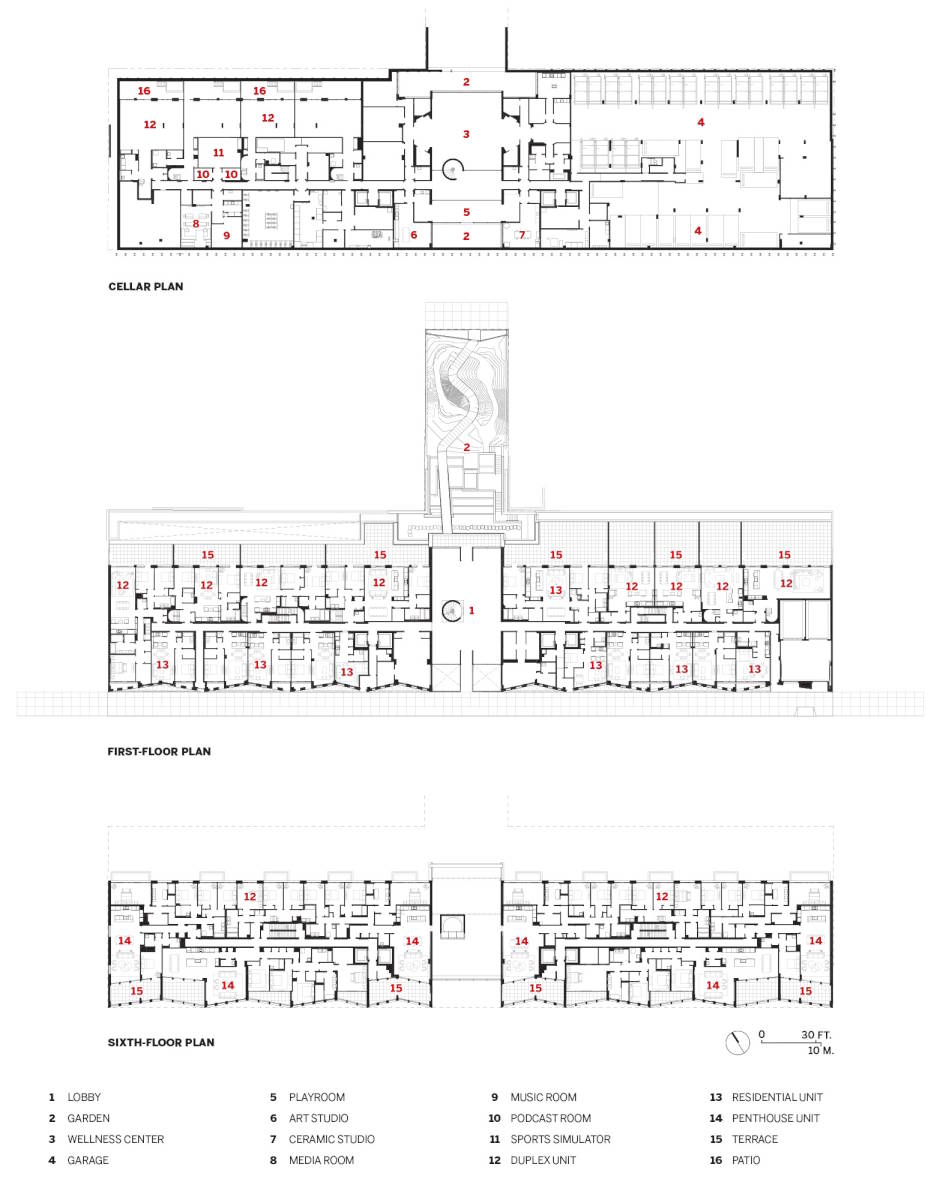 Bergen complex floor plans