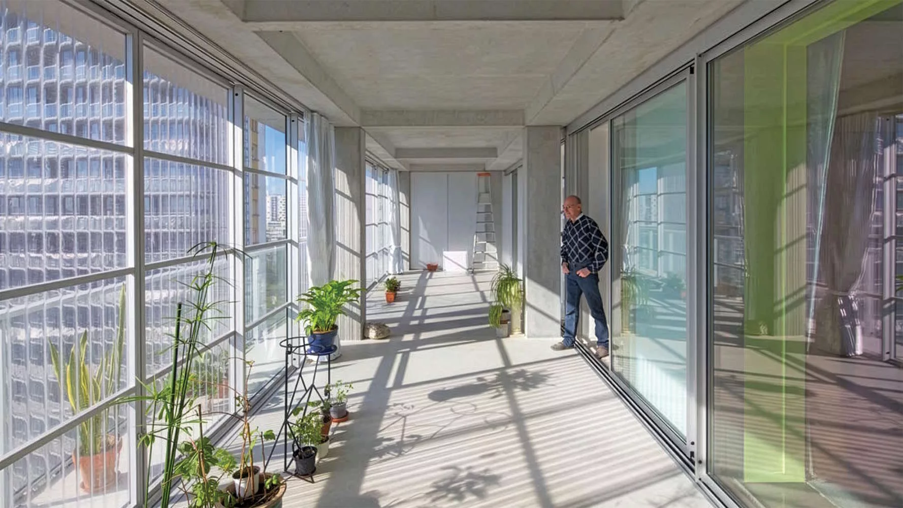 social housing block in Paris