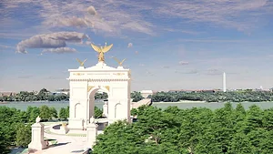 Trump's triumphal arch Trump's triumphal arch