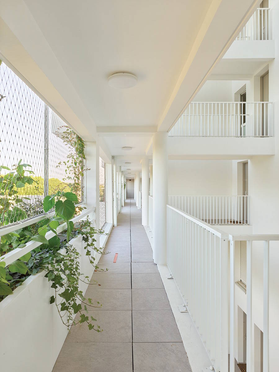 Home Spirit open-air walkway