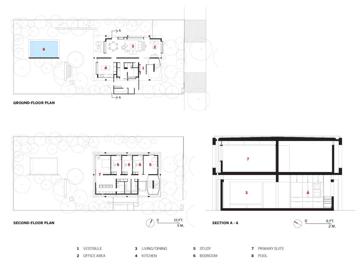 House of the Month - Casa BL - architectural plan