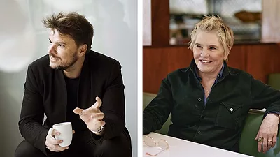 Bjarke Ingels and Liz Lambert