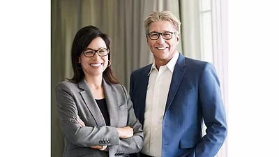 Diane Hoskins and Andy Cohen