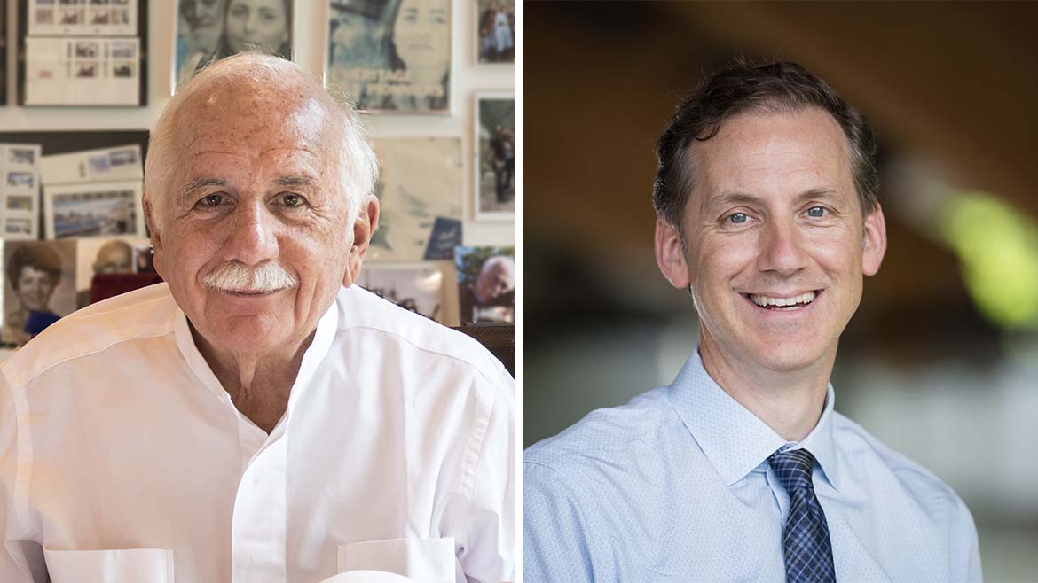 Moshe Safdie and Rod Bigelow