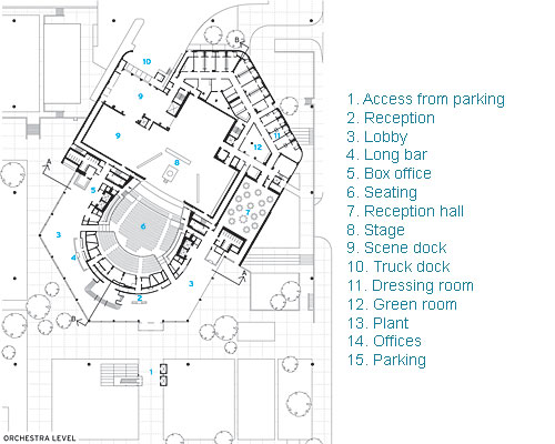 Winspear Opera House Seating Chart Detailed