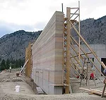 In Canada, A Rammed-Earth Wall for the Ages
