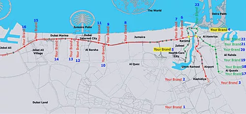 Dubai Metro on Track