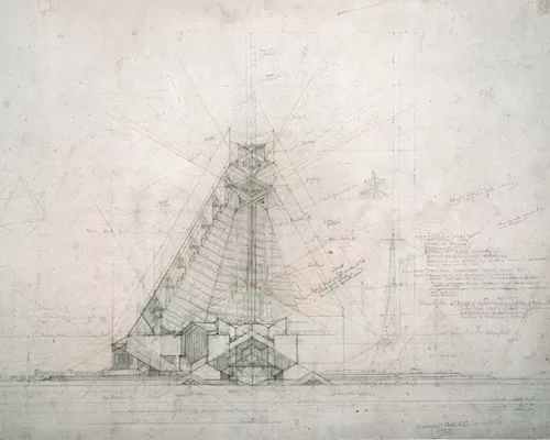 Frank Lloyd Wright Exhibition Opens at the Guggenheim