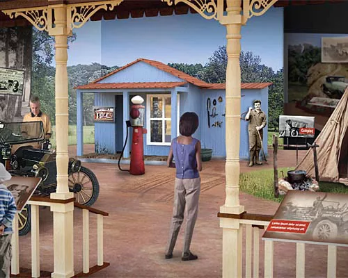 Decorated Shed for Lincoln Highway