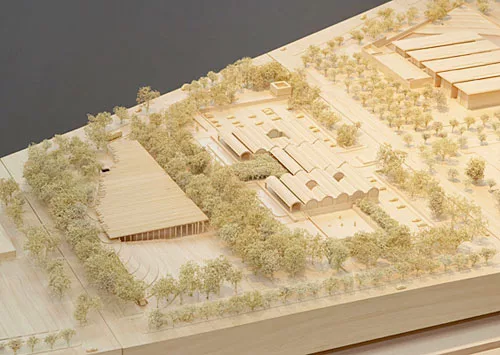 Piano's Design for Kimbell Museum