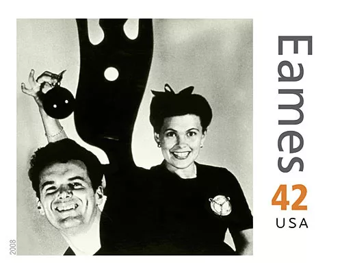 Stamps Commemorate Charles and Ray Eames