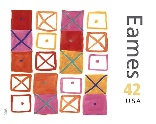 Stamps Commemorate Charles and Ray Eames