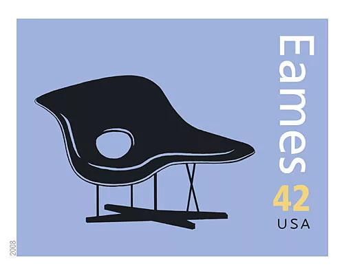 【未開封レア】eames イームズ生誕100周年記念切手 米国郵便局 2008年 Stamps Commemorate Charles and Ray Eames | 2008-05-14