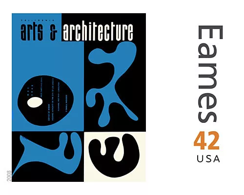 Stamps Commemorate Charles and Ray Eames