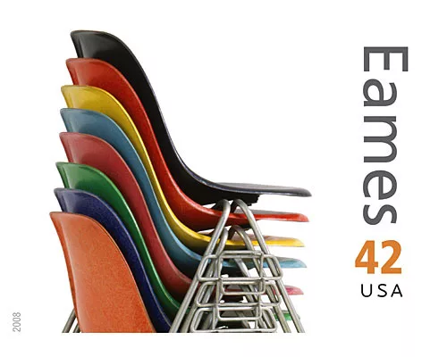 Stamps Commemorate Charles and Ray Eames