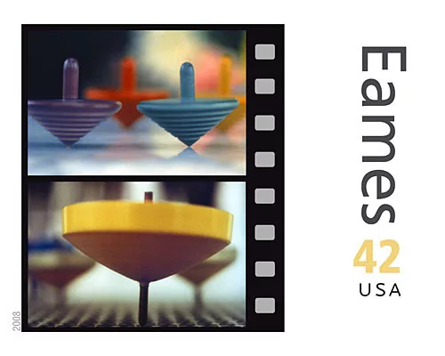 Stamps Commemorate Charles and Ray Eames