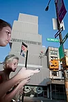 Even as years of gentrification brought caf's and boutiques to the tenement-lined streets of the Lower East Side, the Bowery remained a gritty, exhaust-choked stretch of restaurant-supply stores and s