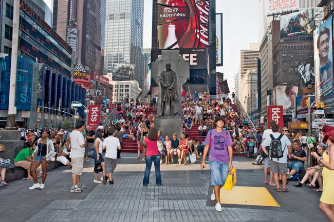 A cultural landmark since the early 1970s for its day-of-show discounted theater tickets, the Theatre Development Fund’s TKTS booth witnessed the long transformation of once-seamy Times Square a