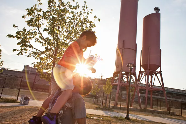 On the site of a former “batch mix” facility, this park has become a highlight of the Bronx River Greenway. It features a canoe and kayak access point, bike and pedestrian routes, and entr