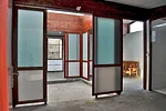 Ying Chee Chui designed the Pinwheel House based on L-shaped modules. Four components together make four rooms around a central courtyard. Adding modules to the perimeter allows residents to expan