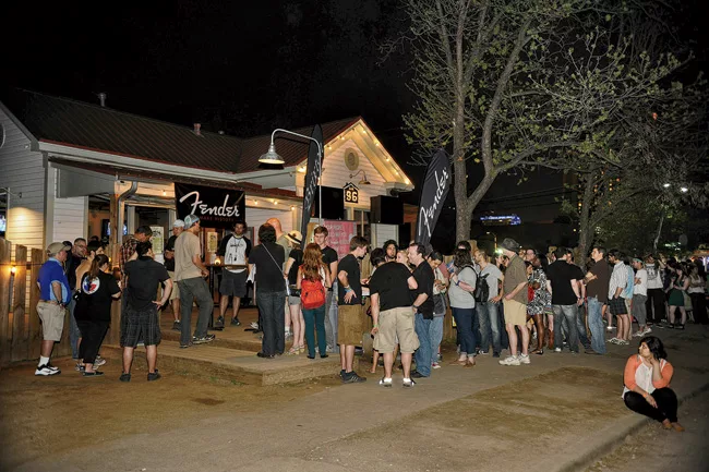 A neighborhood of historic houses along Rainey Street, on the edge of downtown Austin, developed into an overflowing strip of bars and restaurants in just a few years. Now new apartment towers are ris