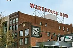 A recent downtown revival project turned a group of 19th-century railroad warehouses into retail, restaurant, and office spaces.