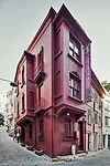 Painted an aching blood red, the Museum of Innocence stands out in its gentrified but still scruffy neighborhood.
