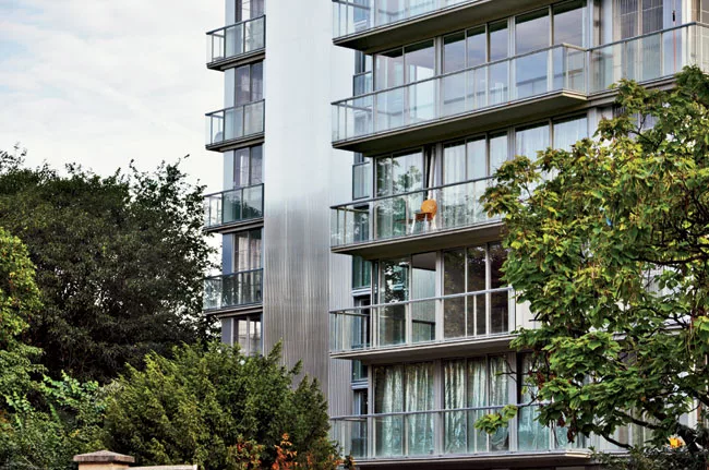 The extensions provide unconditioned winter gardens and new balconies.